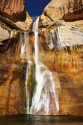 Desert Oasis and Waterfall, Grand Staircase - Escalante National Monument, Utah