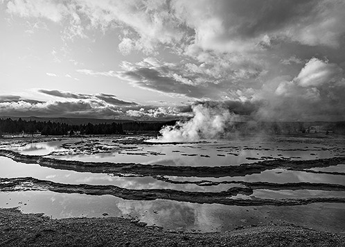 Cloud Factory, Great Fountain Geyser, Yellowstone National Park