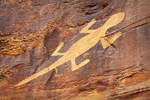 Lizard Petroglyph, Northern Utah