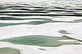 Spring Ice on Long Lake, Beartooth Range, Wyoming