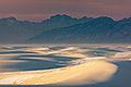 San Andres Mountains, Gypsum Dunefield, and Snow, New Mexico