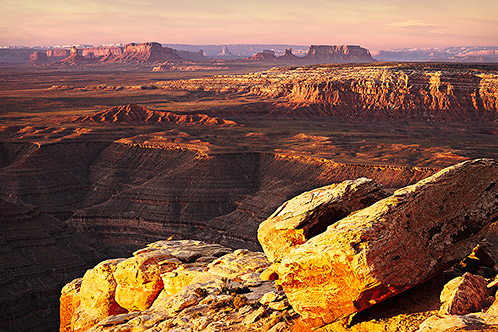 San Juan Canyons and Monument Valley, Sunrise