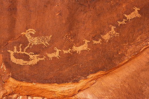 Sleigh Scene Petroglyph