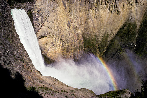 Lower Yellowstone Falls with Rainbow, Yellowstone National Park, Wyoming